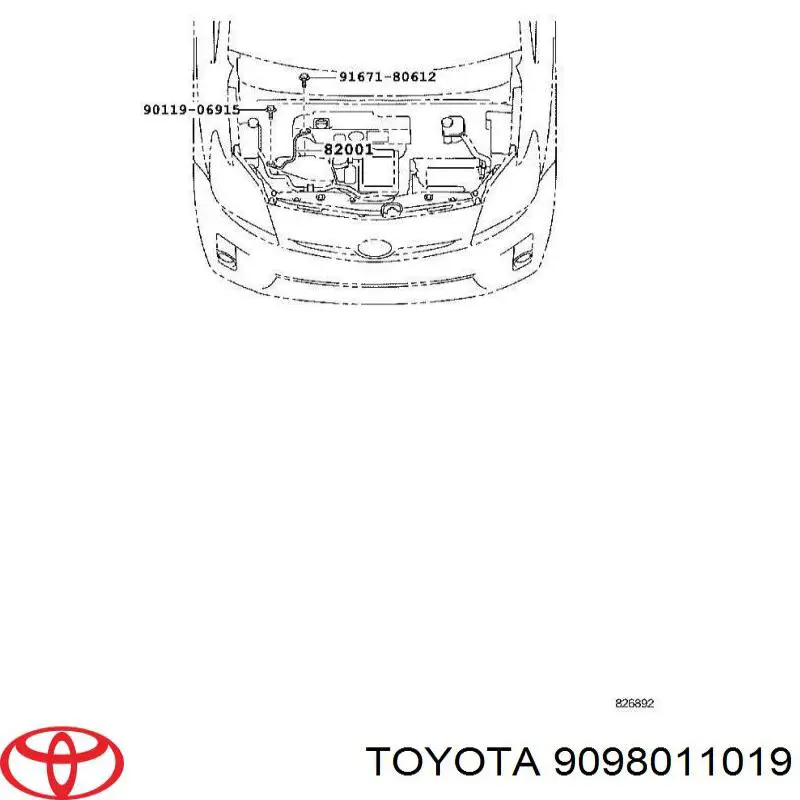 Toyota 9098011019 ціна, від 2.59 USD
