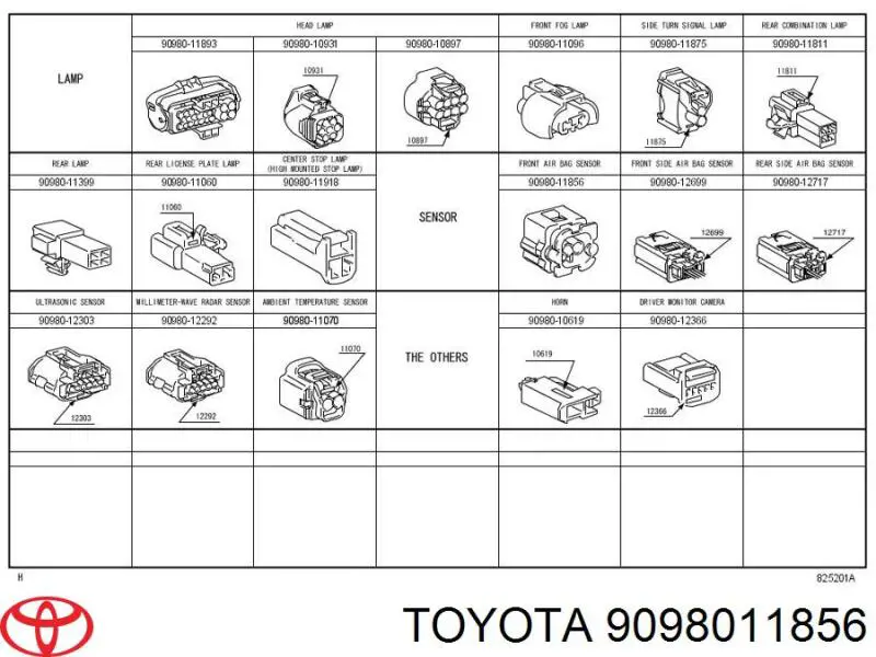  9098011856 Toyota