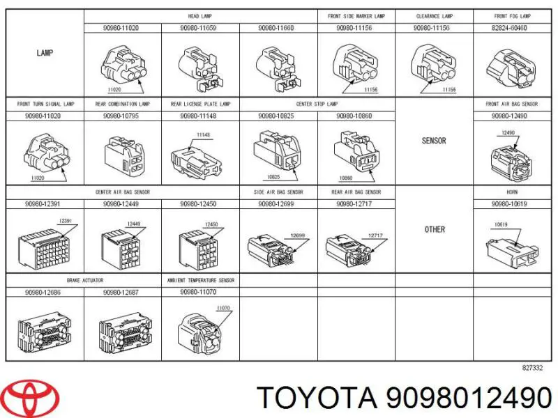 Купити 9098012490 Toyota 