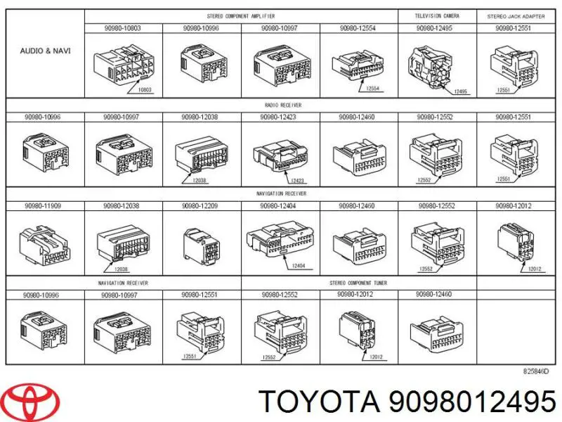9098012495 Toyota 