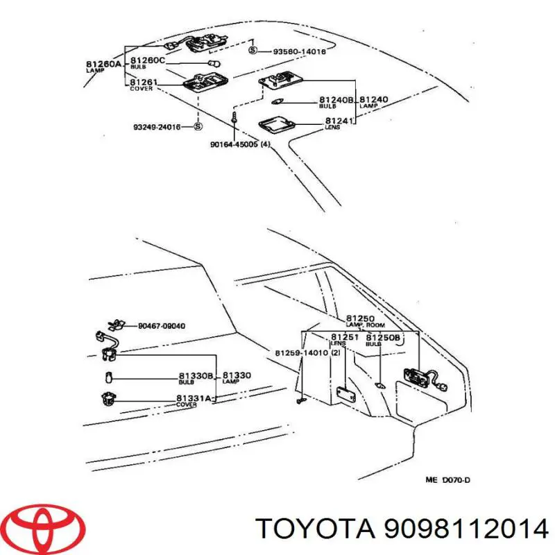  9098112014 Toyota