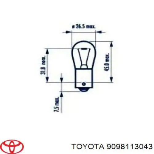 Купити 9098113043 Toyota Лампочки
