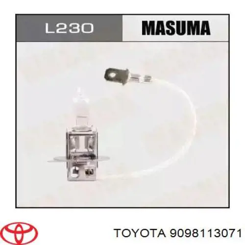 Лампочка противотуманной фари Toyota Hiace 4 (H1, H2) (Тойота Хайейс)