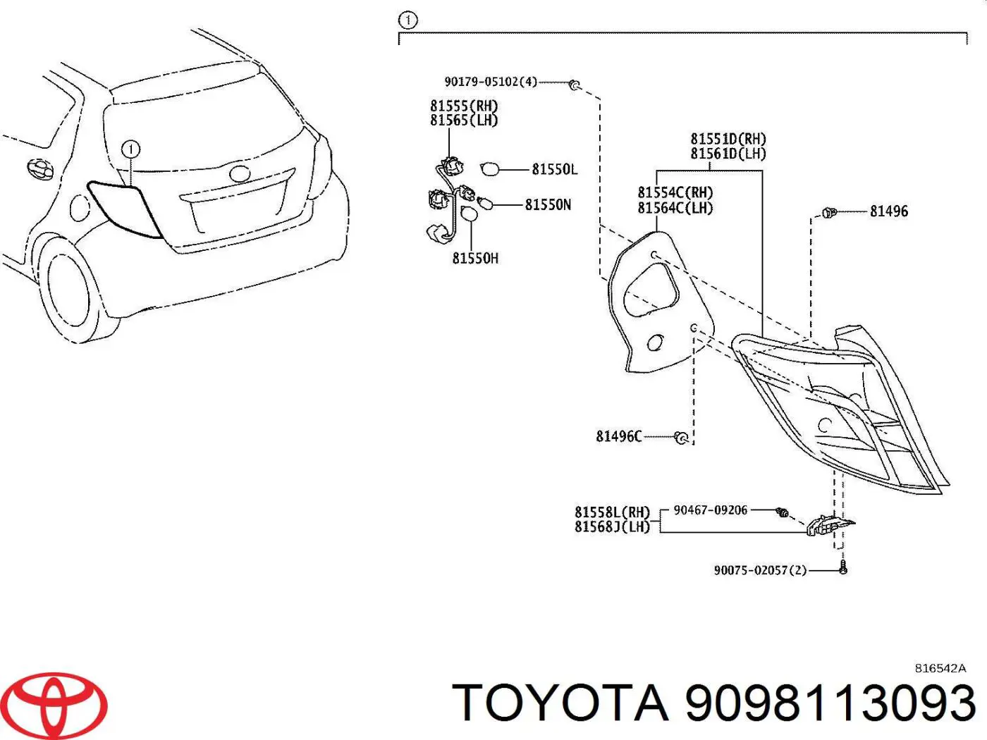 9098113093 Toyota 