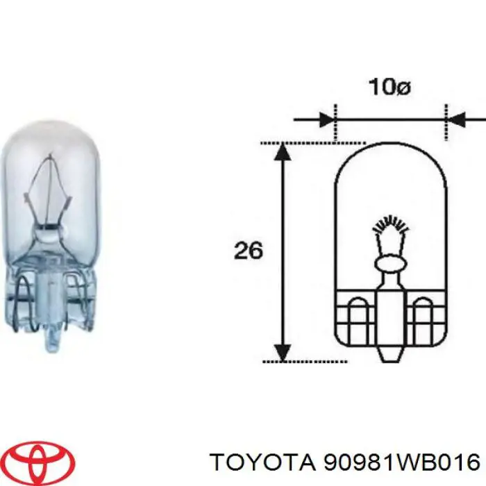  90981WB016 Toyota