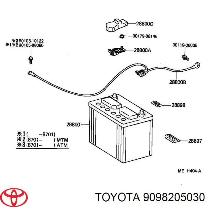  9098205030 Toyota
