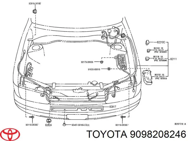 Запобіжник Toyota 9098208246 ціна, від 5.58 USD