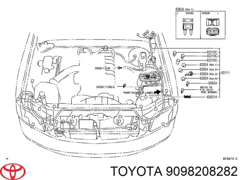  Toyota 9098208282 ціна, від 4.46 USD