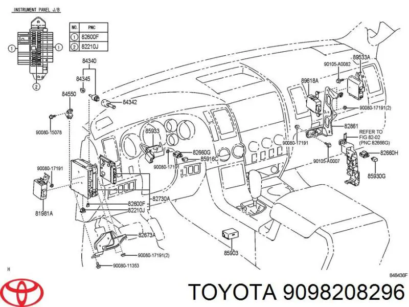 Запобіжник 9098208296 Toyota