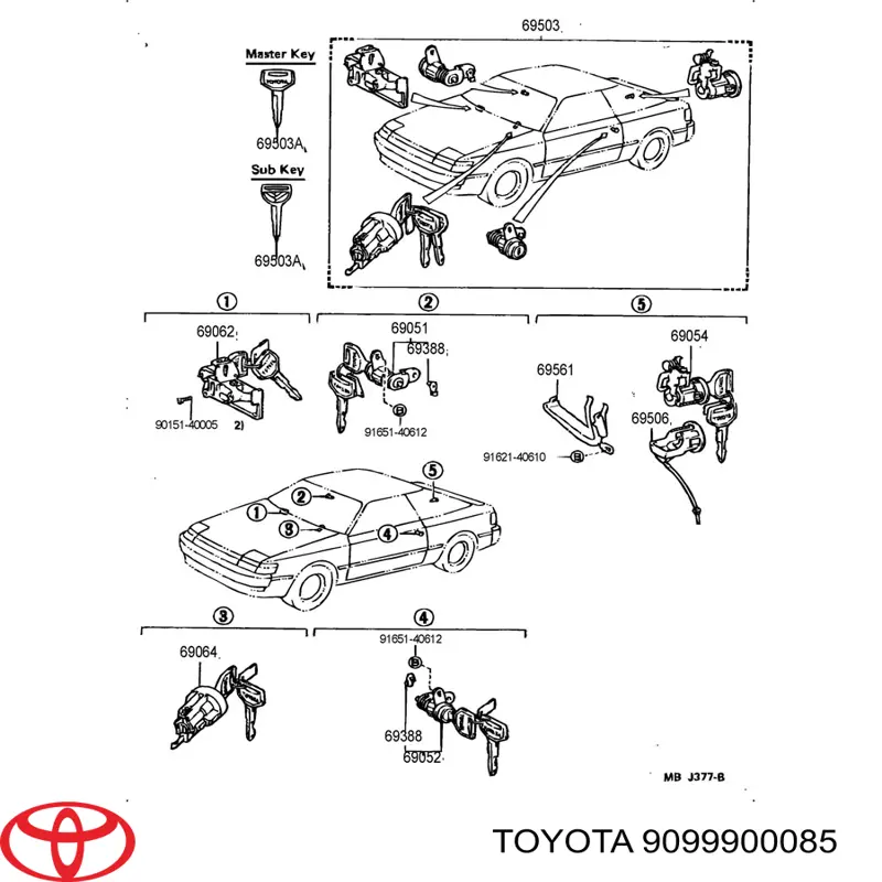  9099900085 Toyota