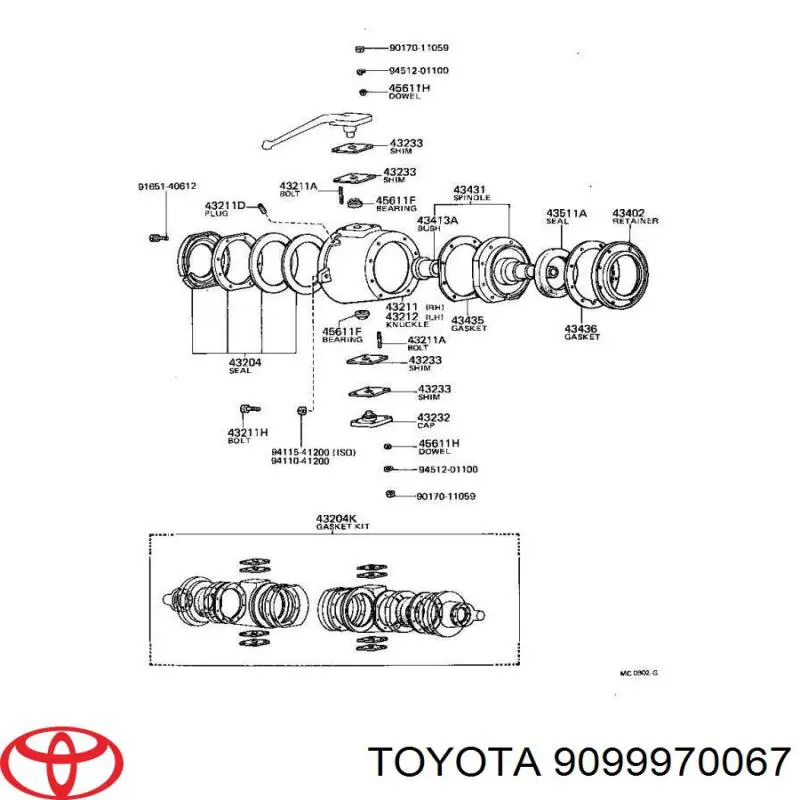 9099970067 Toyota 