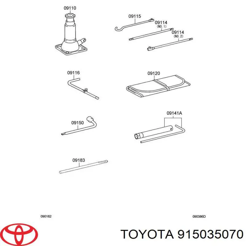 Купити 915035070 Toyota 