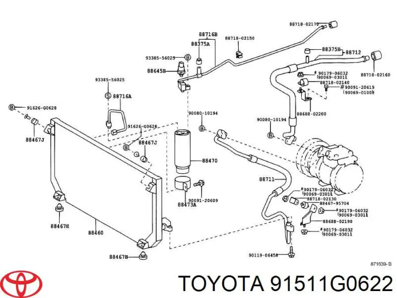 91511G0622 Toyota 