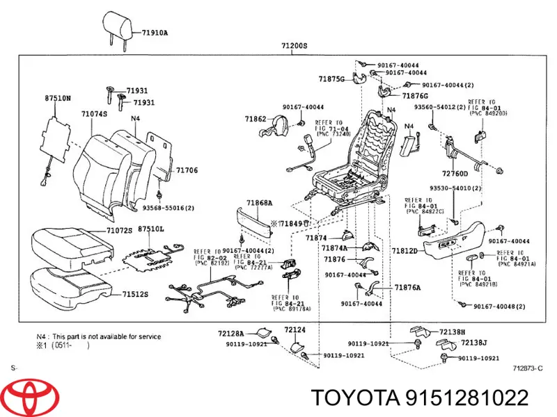  9151281022 Toyota