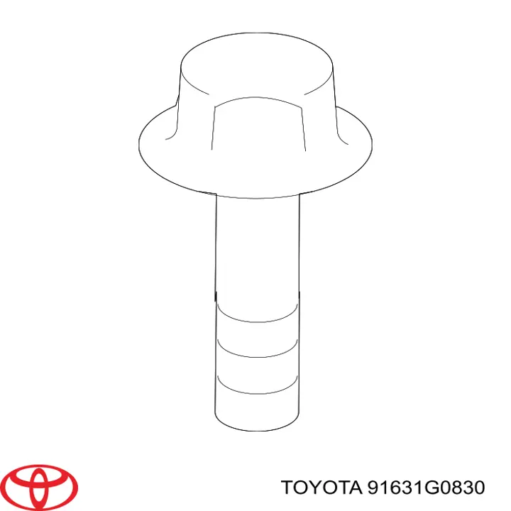  Toyota 91631G0830 ціна, від 1.27 USD