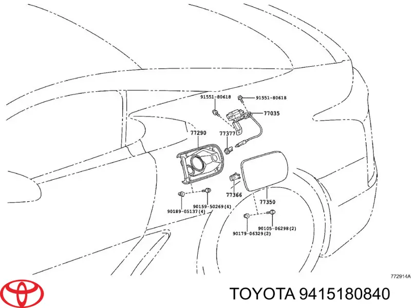 9415180840 Toyota 