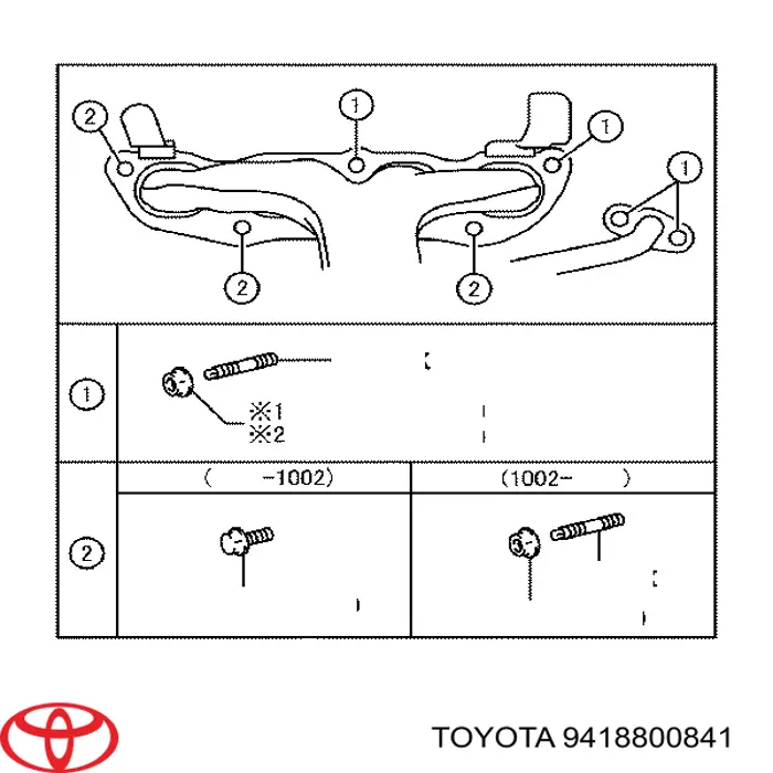 9418800841 Toyota 