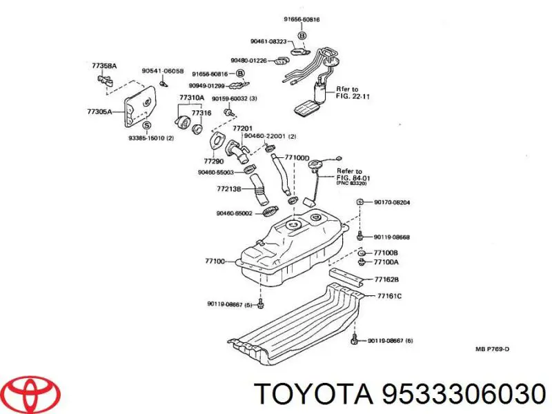 9533306030 Toyota 