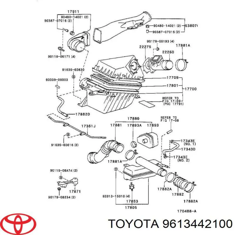 9613442100 Toyota 