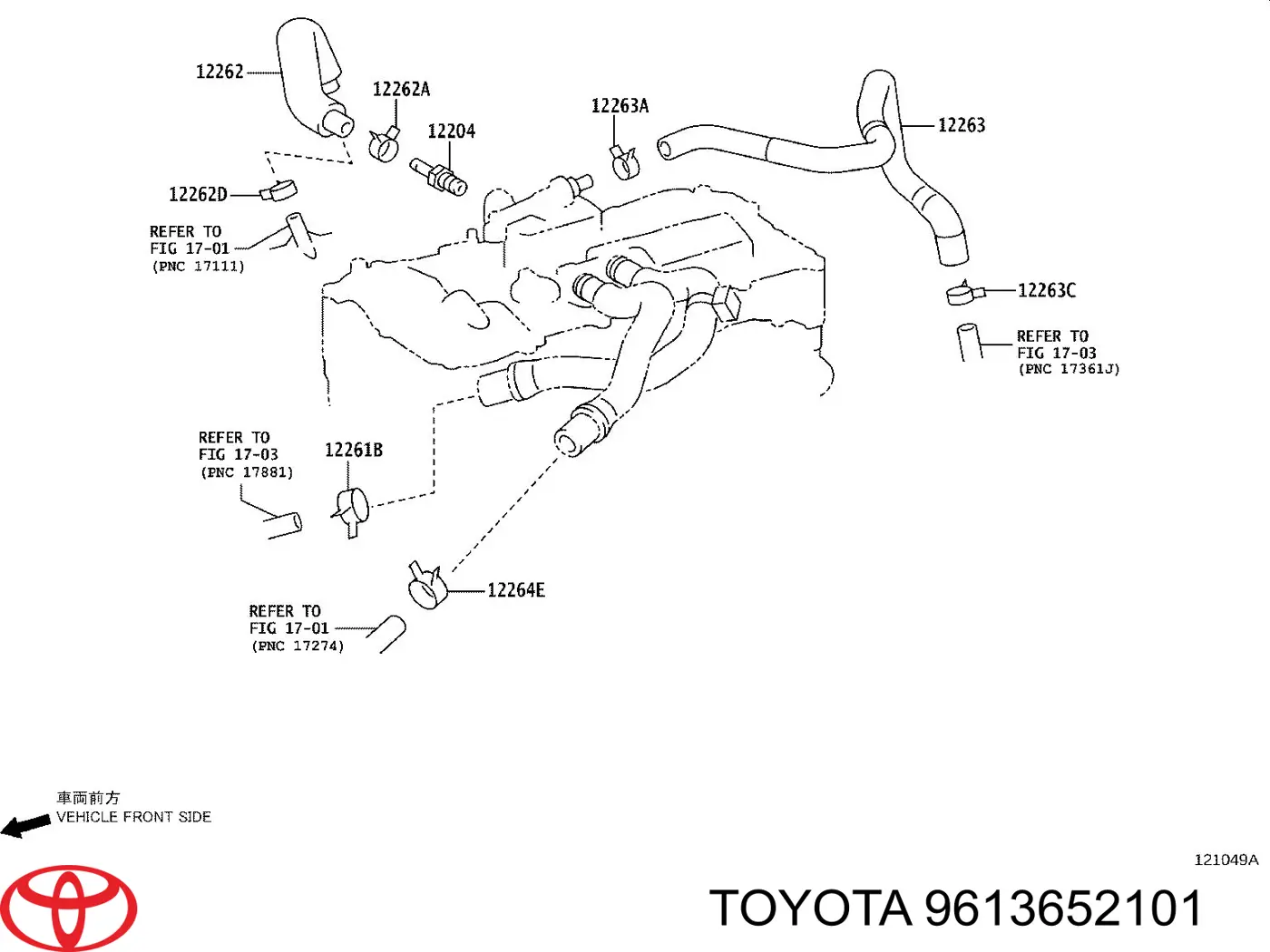  Toyota 9613652101 ціна, від 2.83 USD