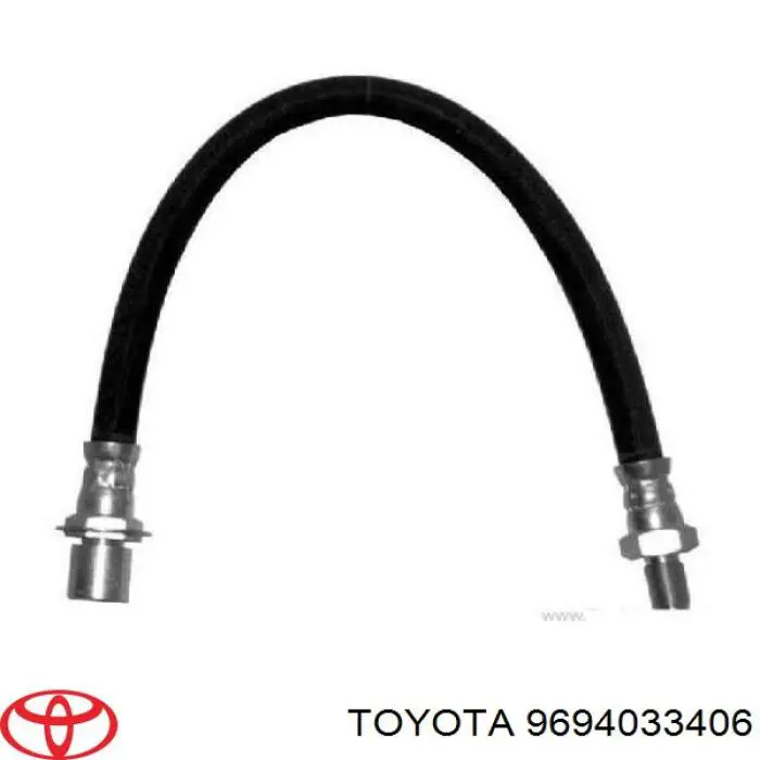 Шланг гальмівний задній Toyota 9694033406 ціна, від 58.10 USD