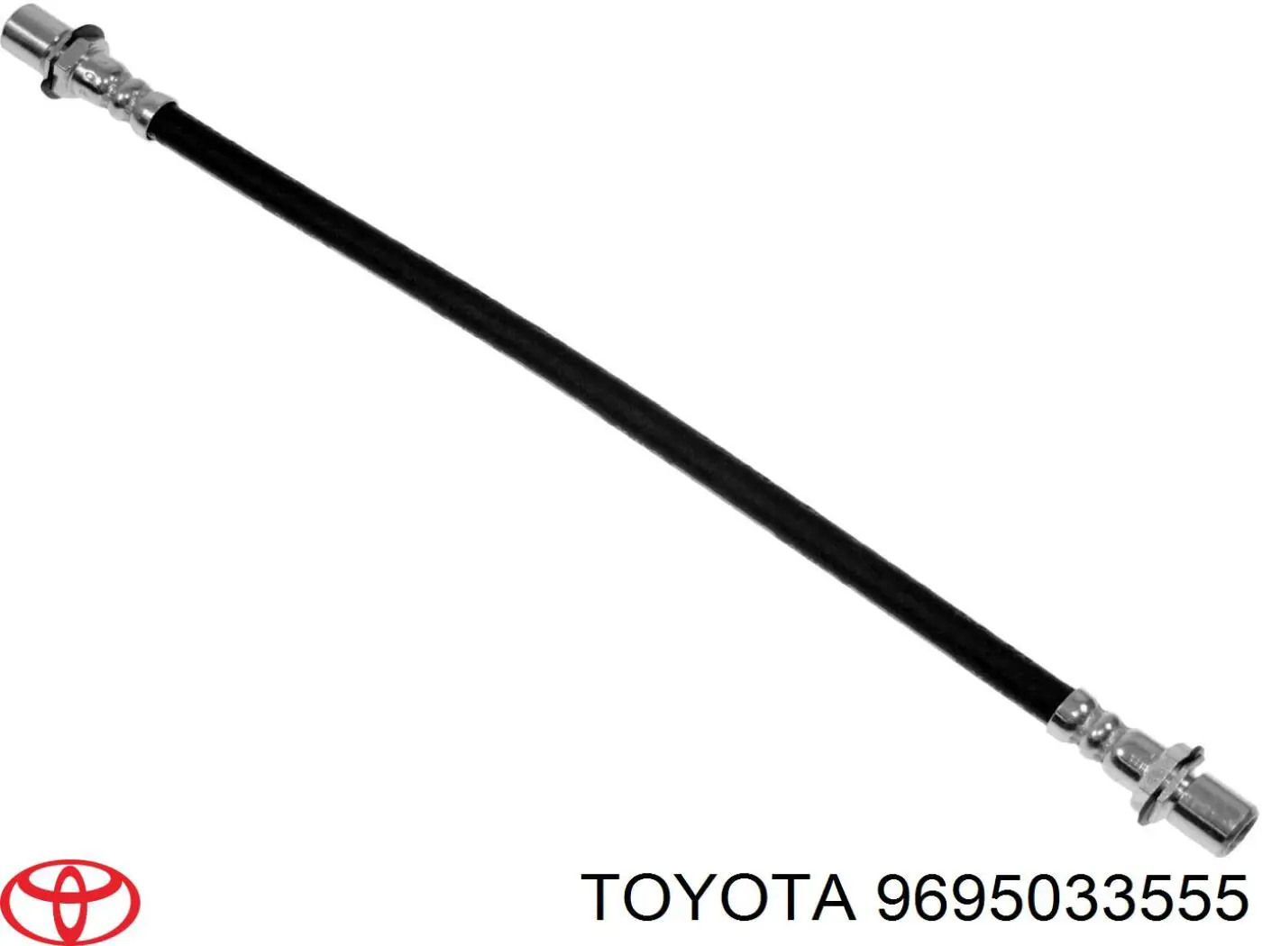 9695033555 Toyota шланг гальмівний передній