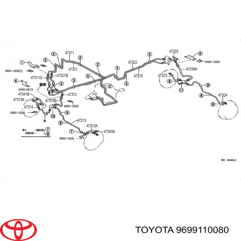  9699110080 Toyota