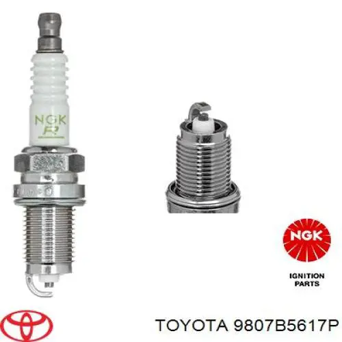 Свічки запалювання 9807B5617P Toyota