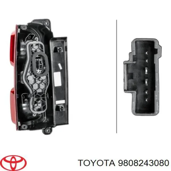 5030451 Autotechteile Ліхтар задній правий