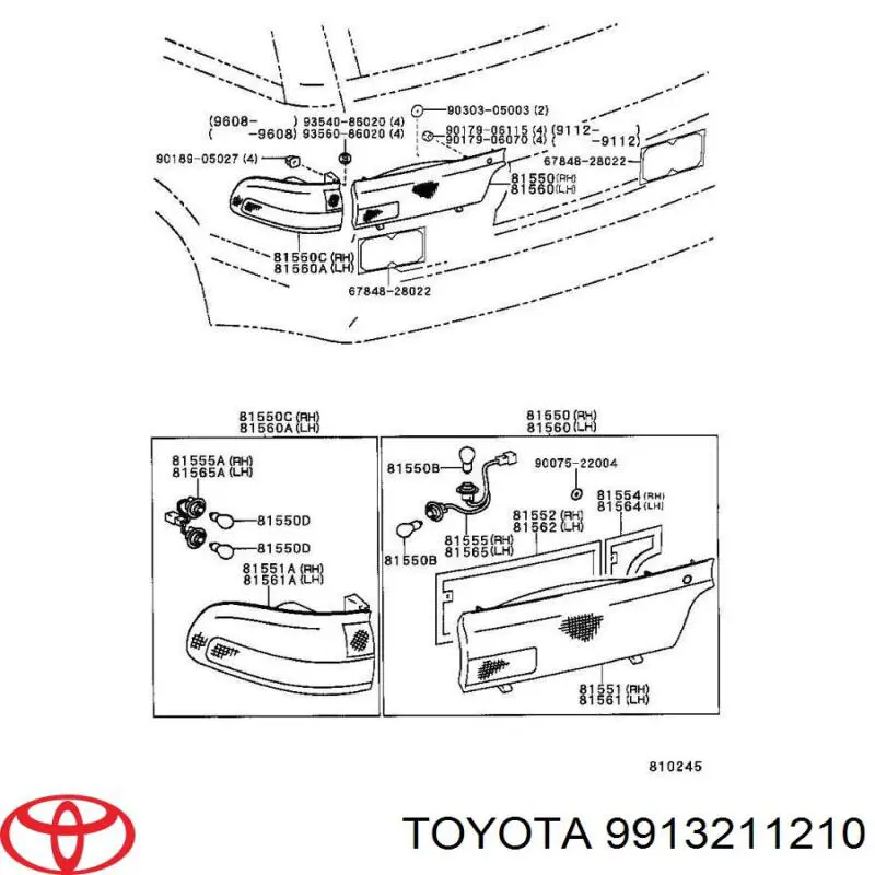 9913211210 Toyota 