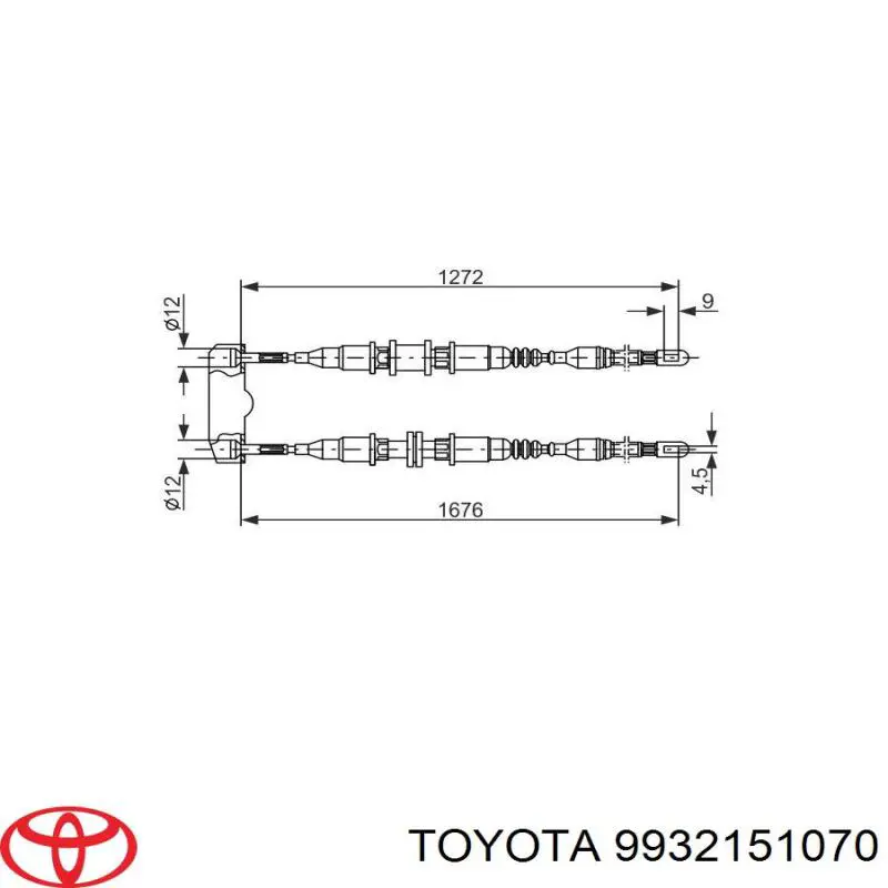 Клиновий ремінь Toyota 9932151070 ціна, від 5.05 USD