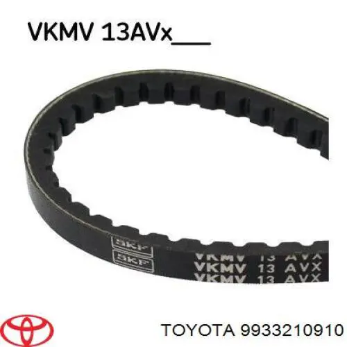 Ремінь генератора 9933210910 Toyota