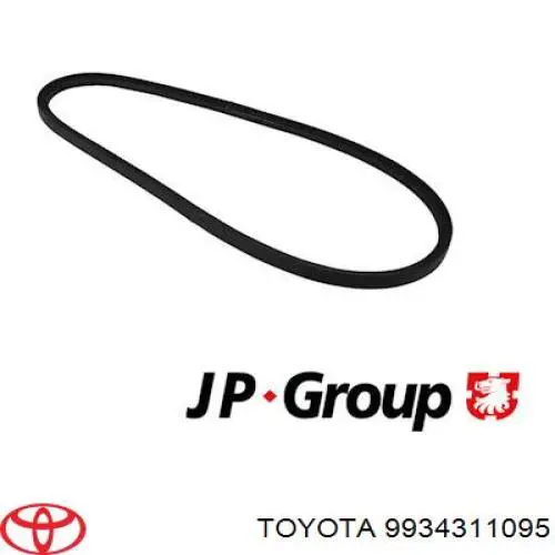 Ремінь генератора 9934311095 Toyota