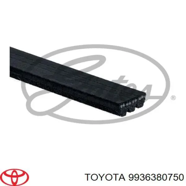 Клиновий ремінь Toyota 9936380750 ціна, від 3.90 USD