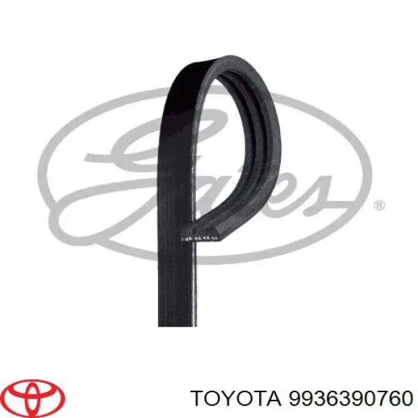 Клиновий ремінь Toyota 9936390760 ціна, від 3.94 USD