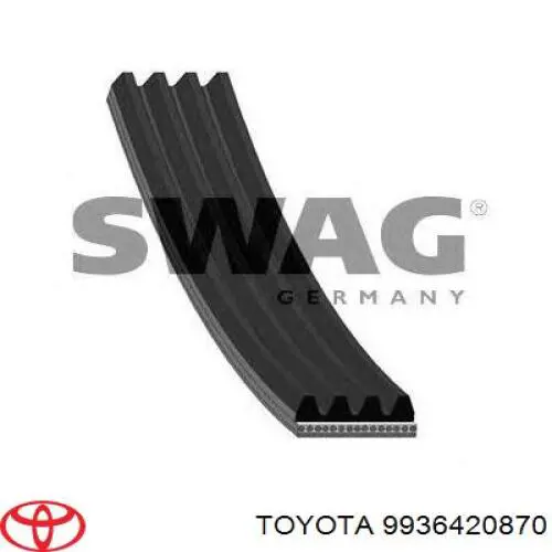 Ремінь генератора 9936420870 Toyota