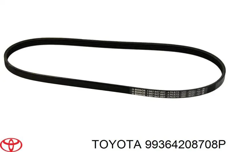 Ремінь генератора 9936400870 Toyota