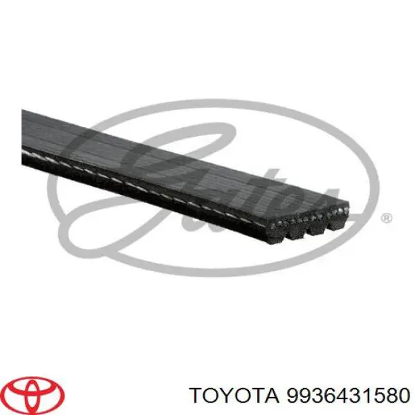 9936431580 Toyota ремінь приводний, агрегатів