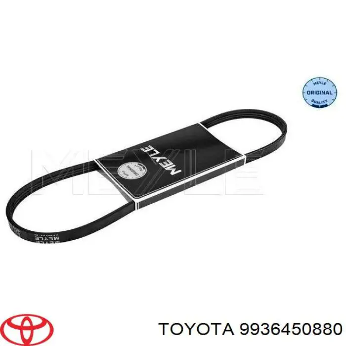 Ремінь приводний, агрегатів 9936450880 Toyota