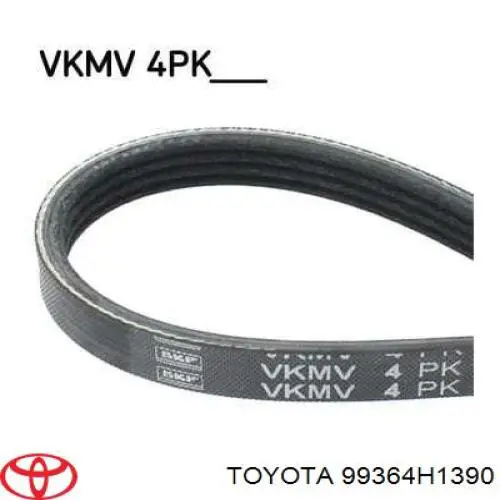 Клиновий ремінь Toyota 99364H1390 ціна, від 33.83 USD