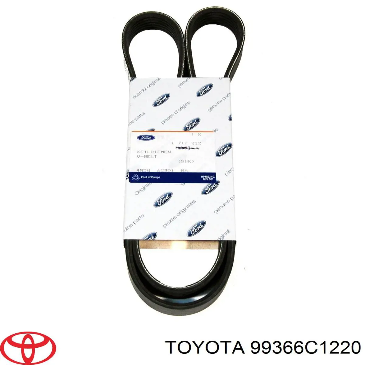 Купити 99366C1220 Toyota Ремінь генератора