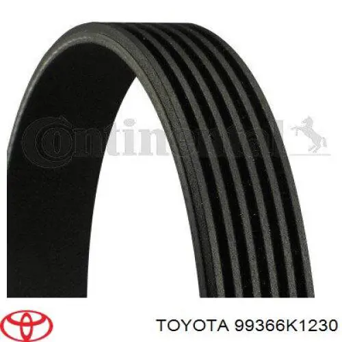 Клиновий ремінь Toyota 99366K1230 ціна, від 10.41 USD