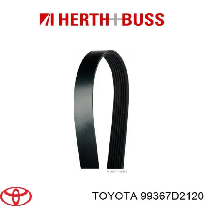 Клиновий ремінь Toyota 99367D2120 ціна, від 22.30 USD