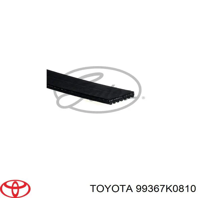 99367K0810 Toyota Поліклиновий ремінь