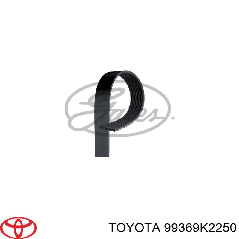 Клиновий ремінь Toyota 99369K2250 ціна, від 103.50 USD