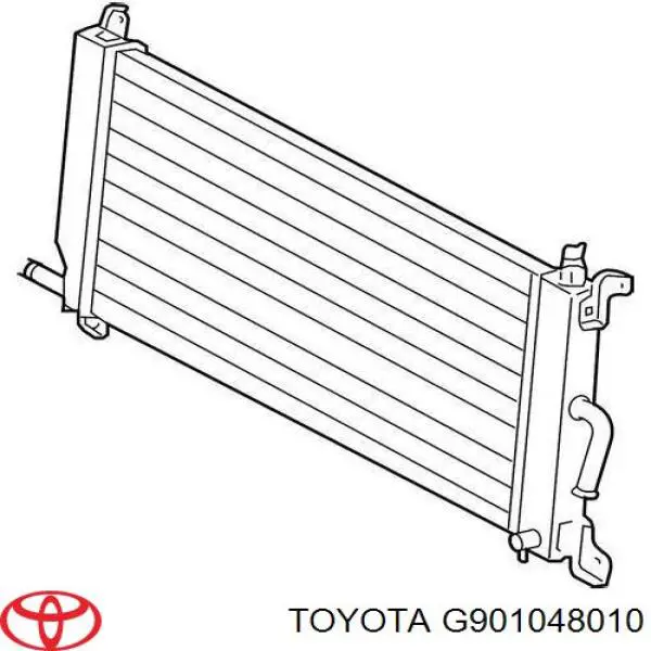 G901048010 Toyota Радіатор інвертора