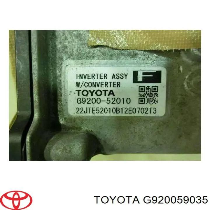  Toyota G920059035 ціна, від 237.50 USD
