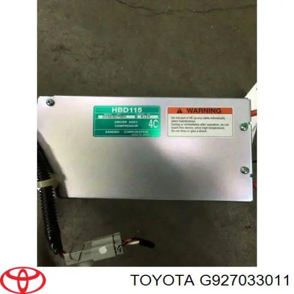  Toyota G927033011 ціна, від 124.13 USD