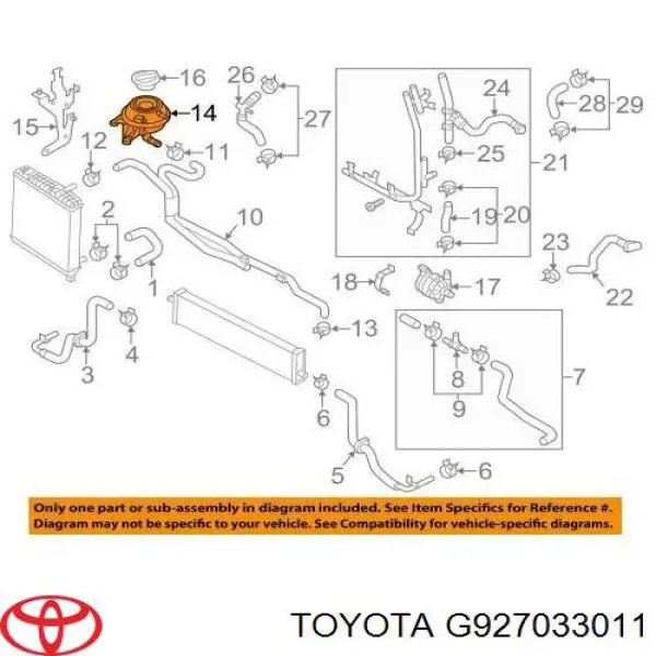 Купити G927033011 Toyota 