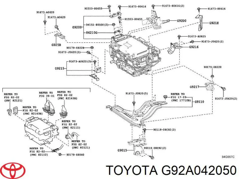 G92A042050 Toyota Инвентор струму